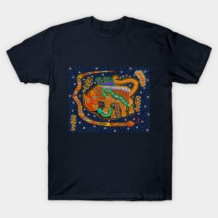 Shaman Serpent Tiger King Spirit T-Shirt